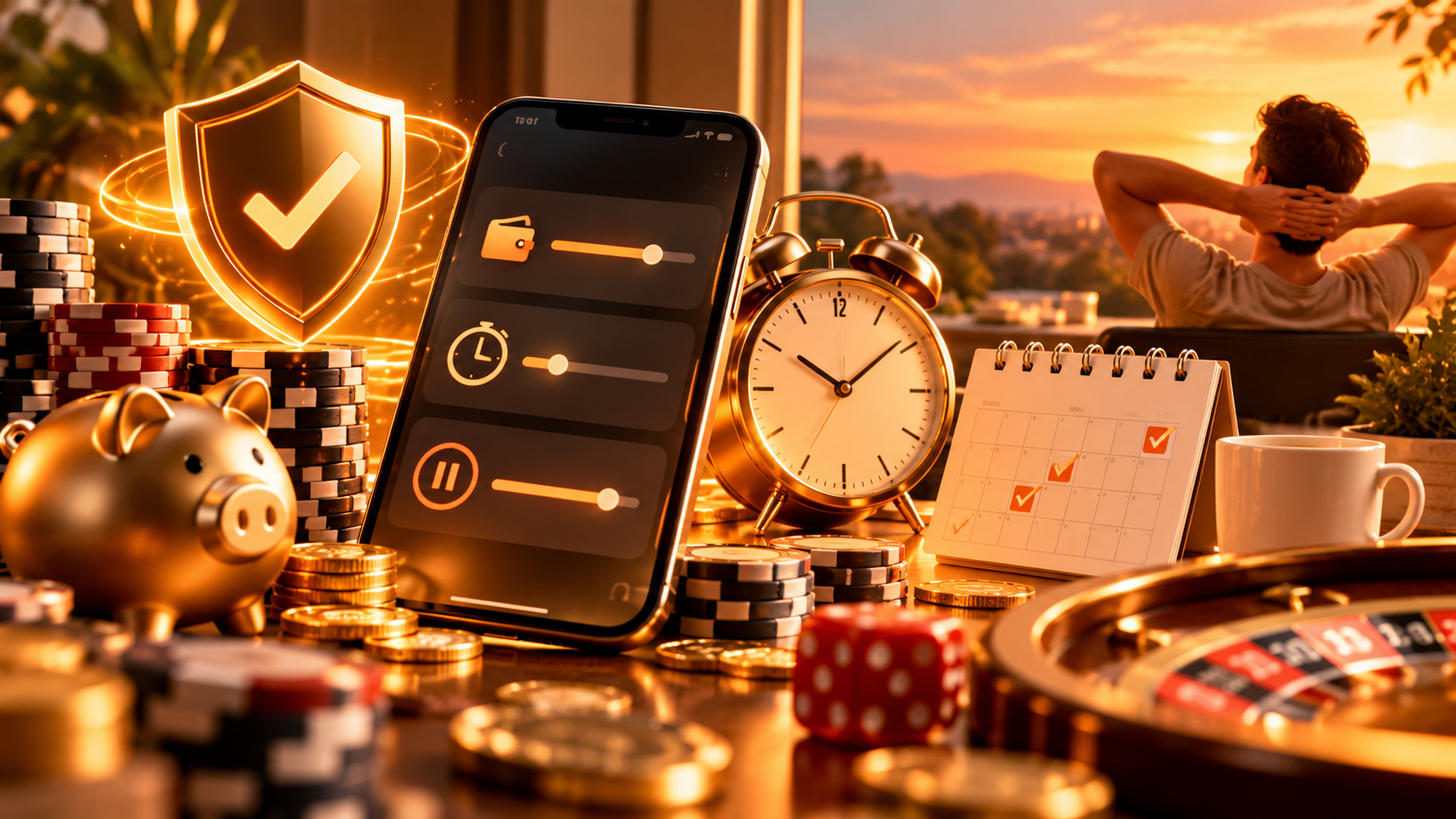 Responsible gambling awareness with budgeting and time management